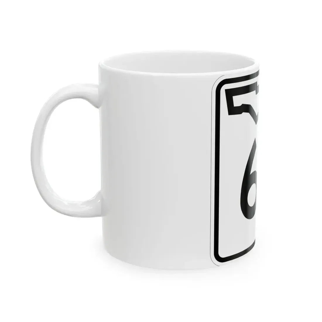Florida 61 (Florida) (Road Sign) White Coffee Mug - Go Mug Yourself
