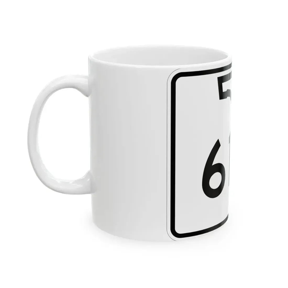 Florida 61A (Florida) (Road Sign) White Coffee Mug - Go Mug Yourself