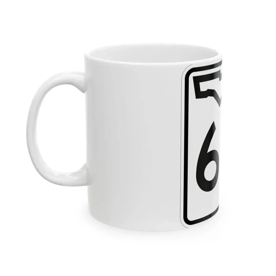 Florida 62 (Florida) (Road Sign) White Coffee Mug - Go Mug Yourself