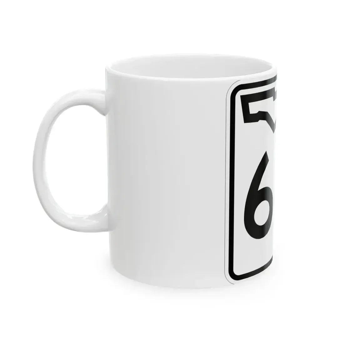 Florida 64 (Florida) (Road Sign) White Coffee Mug - Go Mug Yourself