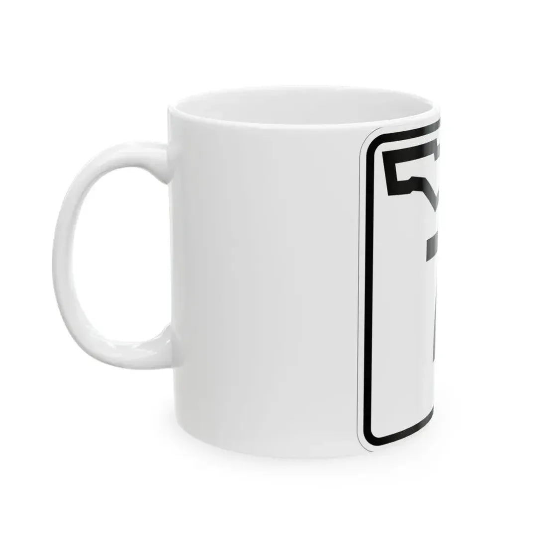 Florida 7 (Florida) (Road Sign) White Coffee Mug - Go Mug Yourself