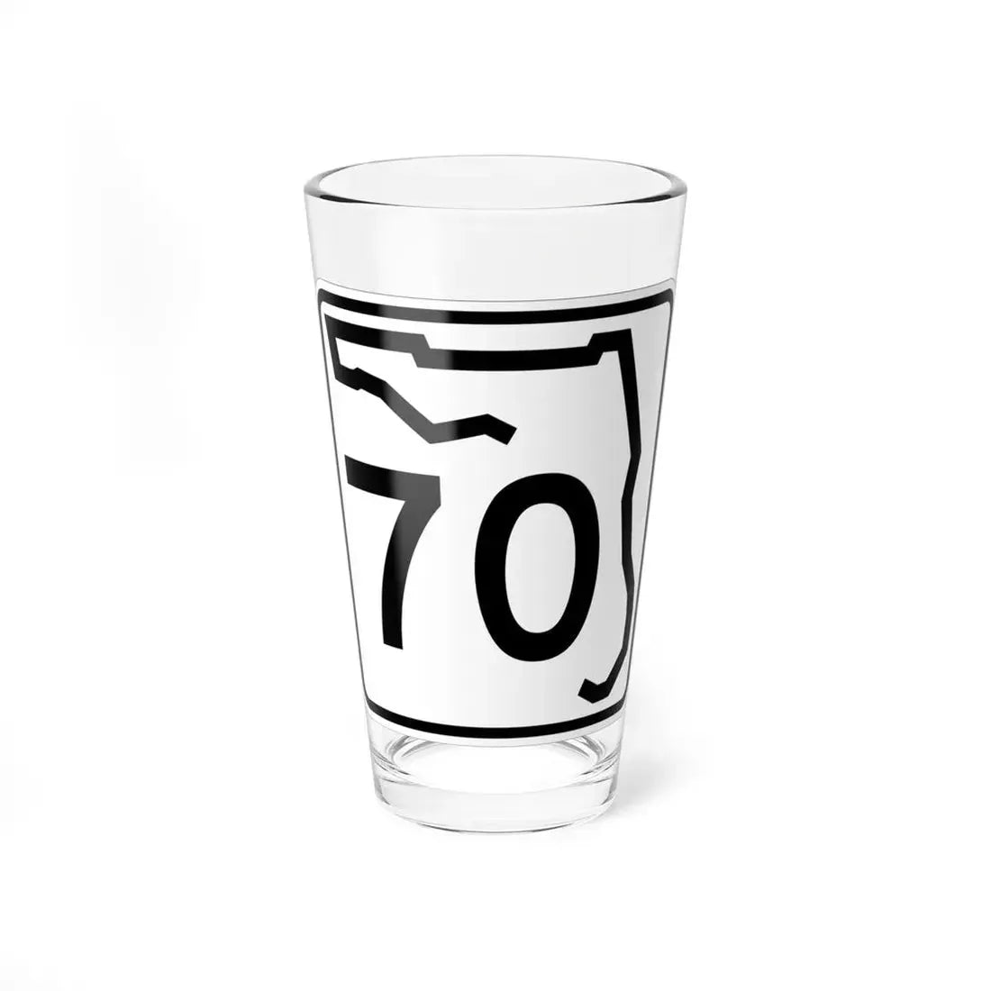 Florida 70 (Florida) (Road Sign) Pint Glss 16oz 16oz - Go Mug Yourself