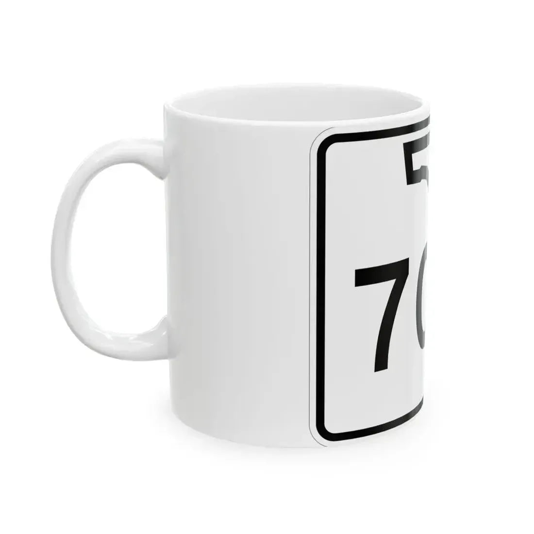 Florida 70A (Florida) (Road Sign) White Coffee Mug - Go Mug Yourself