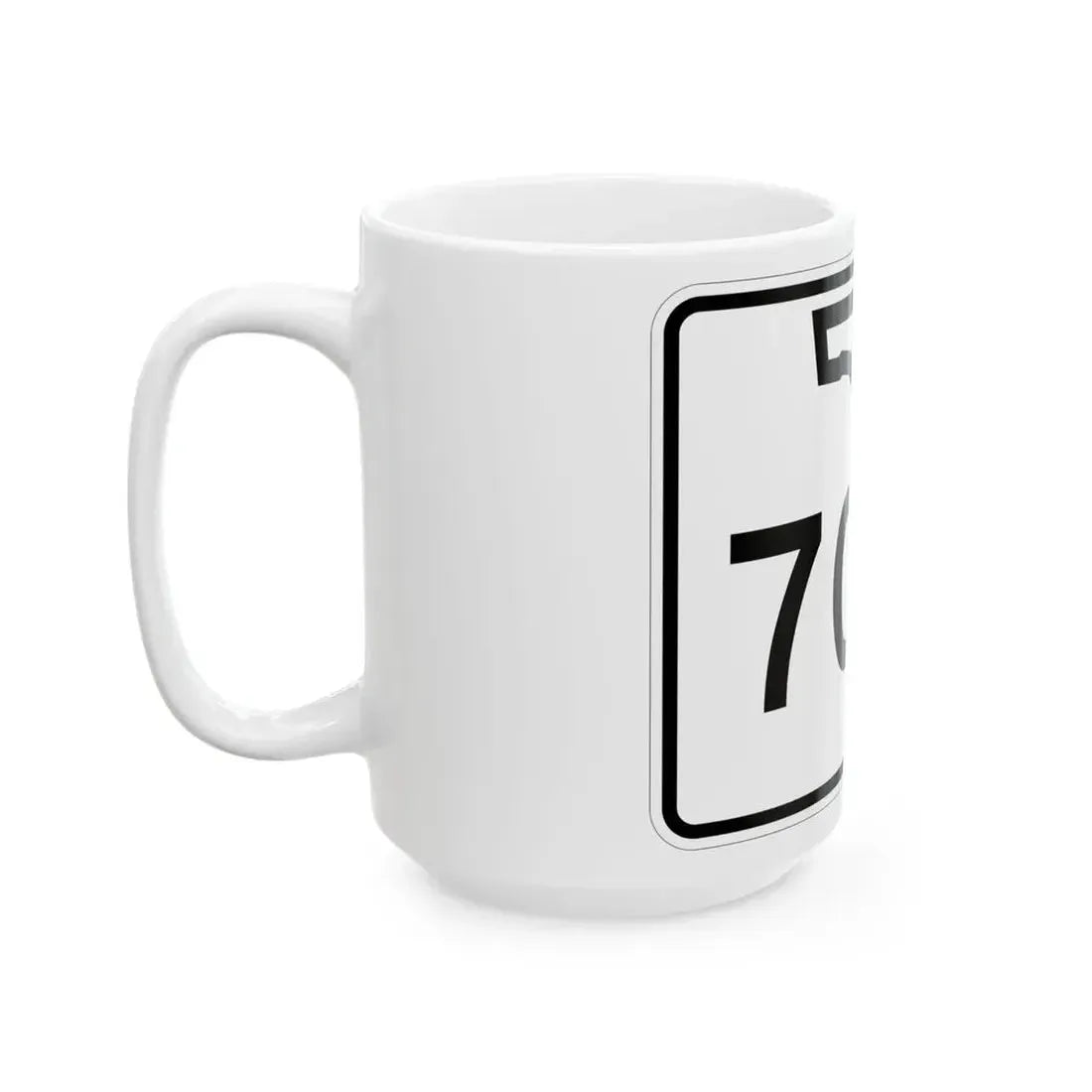 Florida 70A (Florida) (Road Sign) White Coffee Mug - Go Mug Yourself