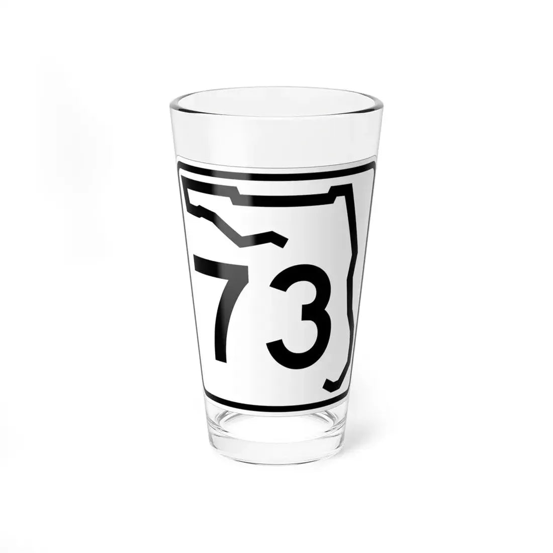 Florida 73 (Florida) (Road Sign) Pint Glss 16oz 16oz - Go Mug Yourself