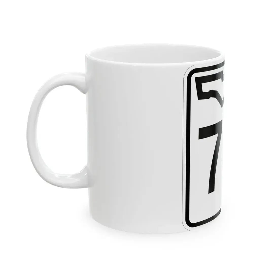 Florida 74 (Florida) (Road Sign) White Coffee Mug - Go Mug Yourself
