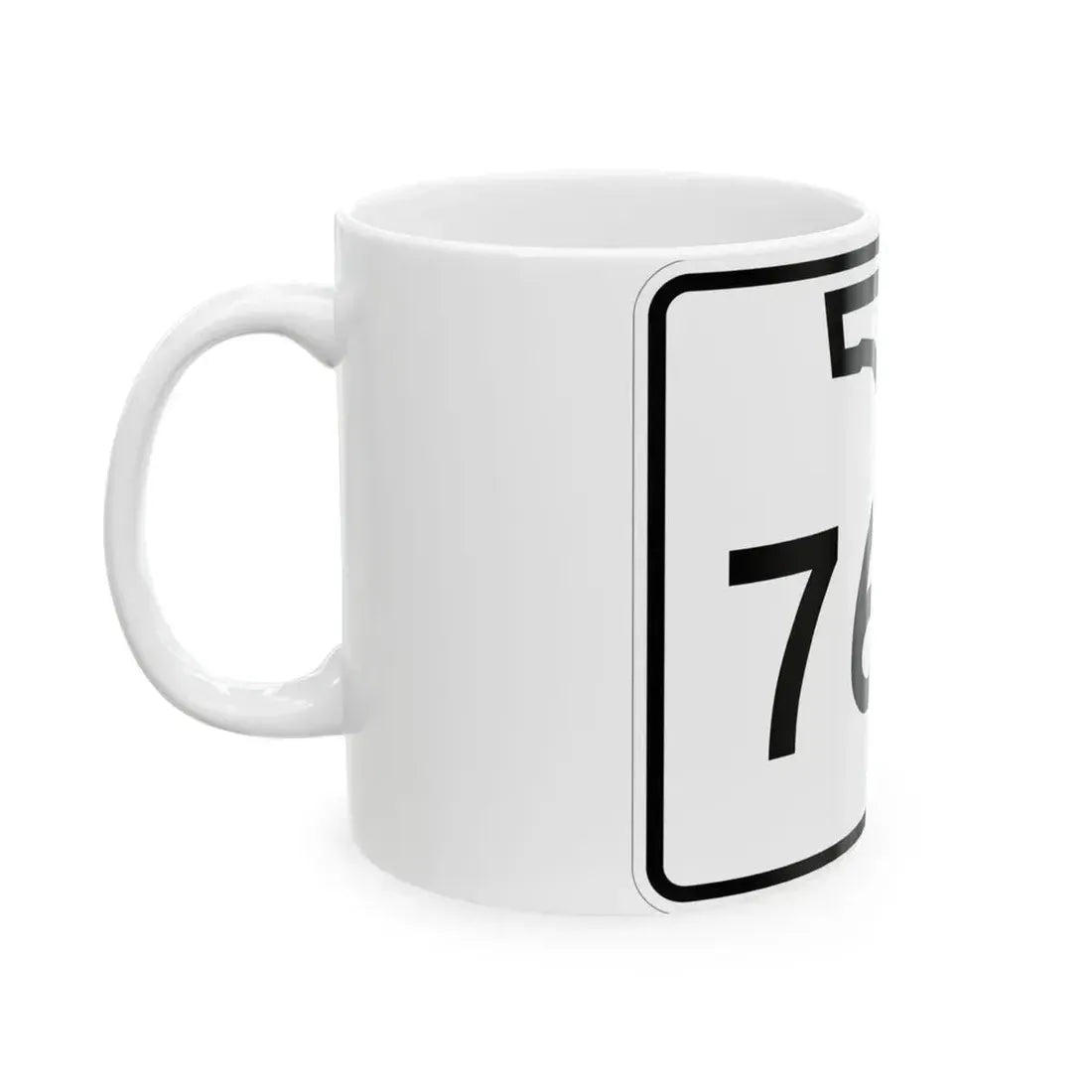 Florida 76A (Florida) (Road Sign) White Coffee Mug - Go Mug Yourself