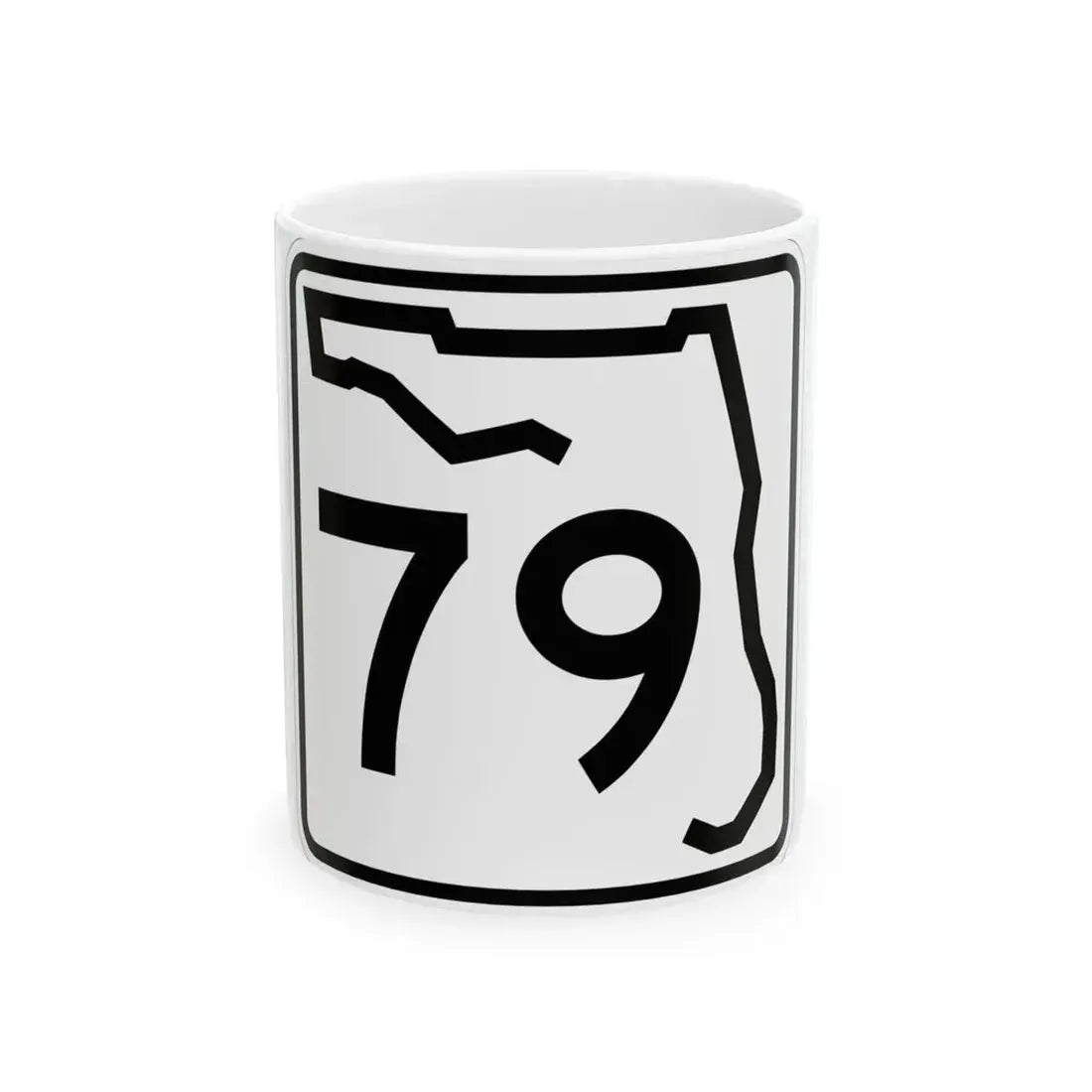 Florida 79 (Florida) (Road Sign) White Coffee Mug 11oz - Go Mug Yourself