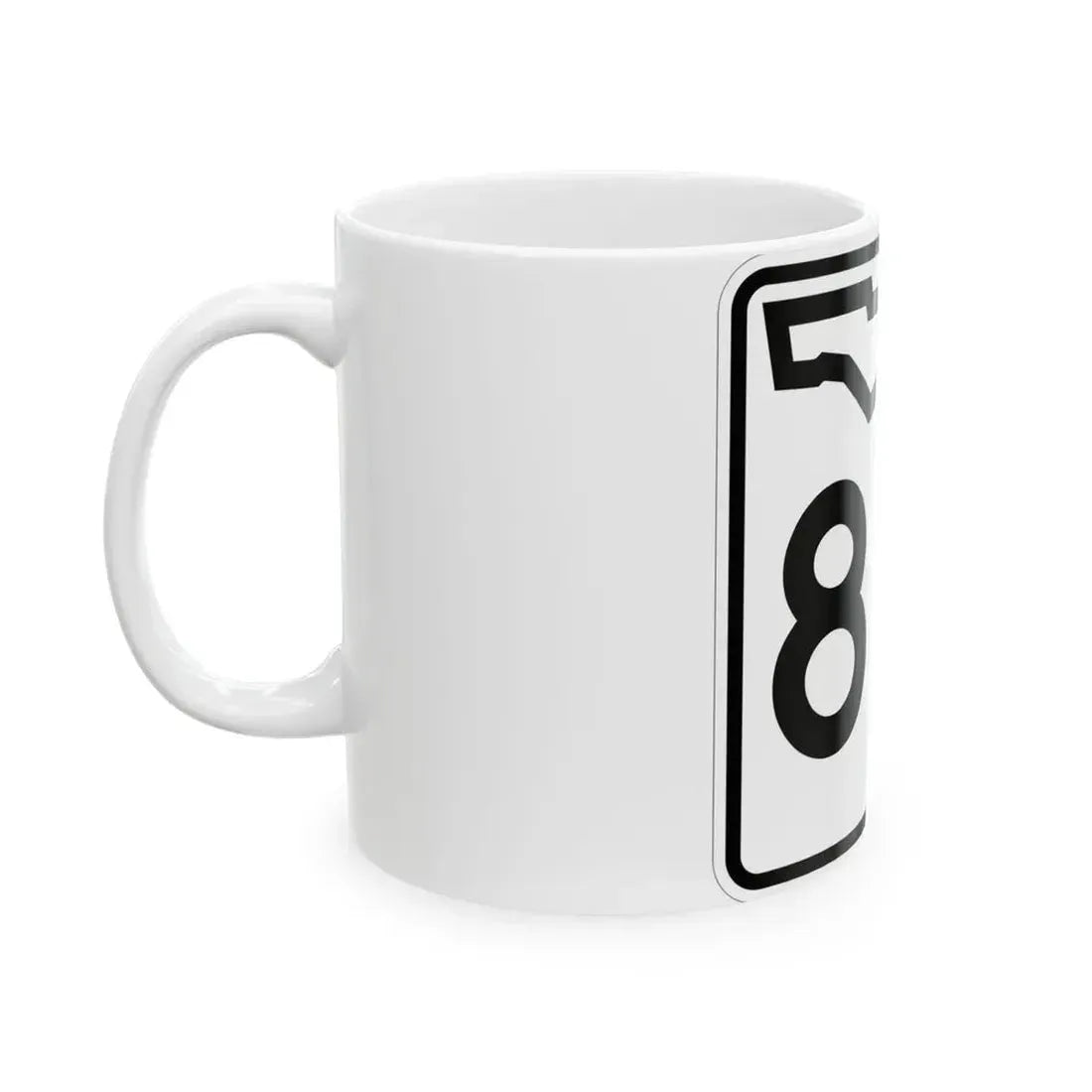 Florida 80 (Florida) (Road Sign) White Coffee Mug - Go Mug Yourself