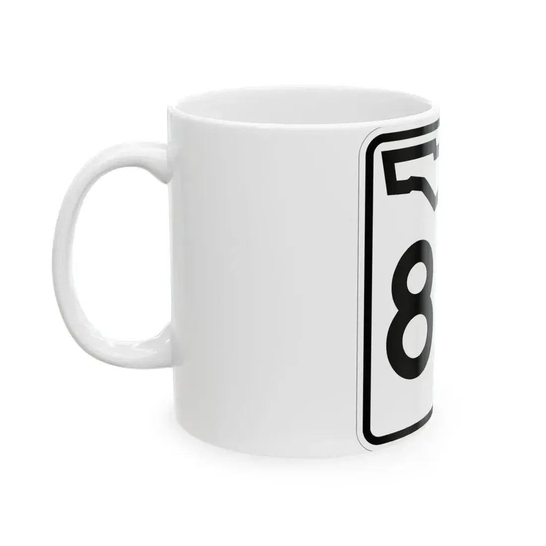 Florida 8A (Florida) (Road Sign) White Coffee Mug - Go Mug Yourself