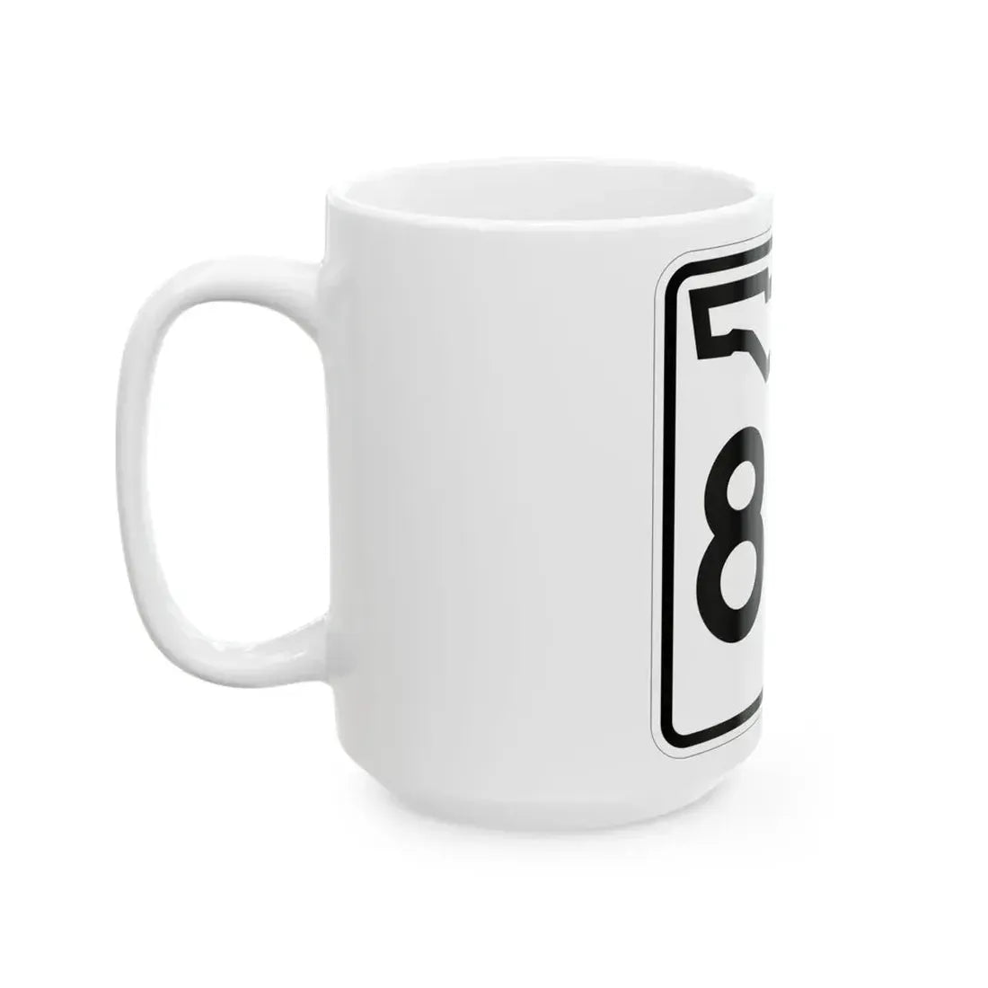 Florida 8A (Florida) (Road Sign) White Coffee Mug - Go Mug Yourself