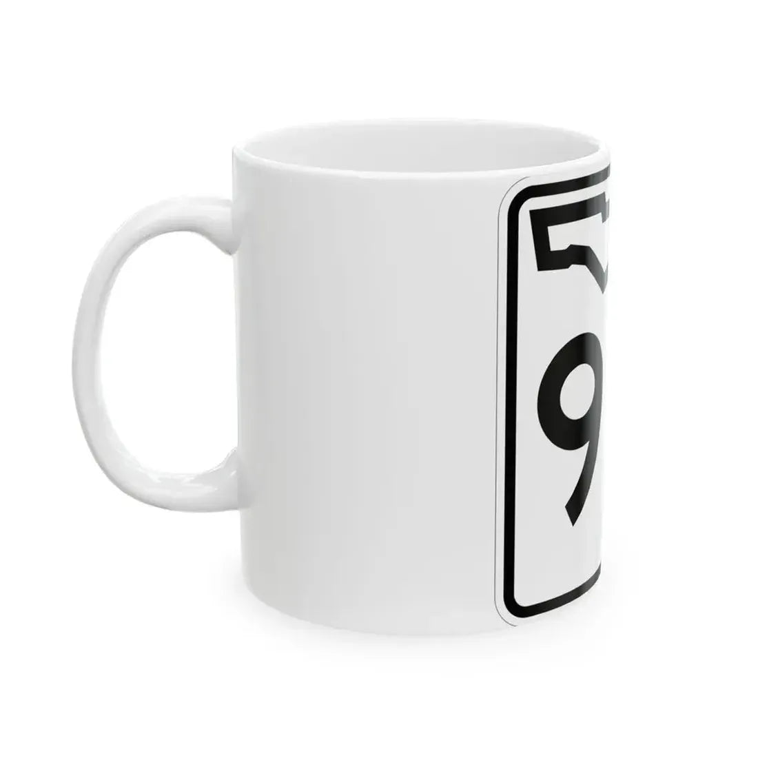 Florida 90 (Florida) (Road Sign) White Coffee Mug - Go Mug Yourself