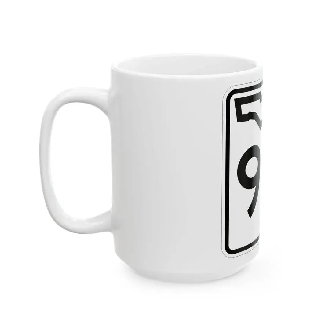 Florida 90 (Florida) (Road Sign) White Coffee Mug - Go Mug Yourself