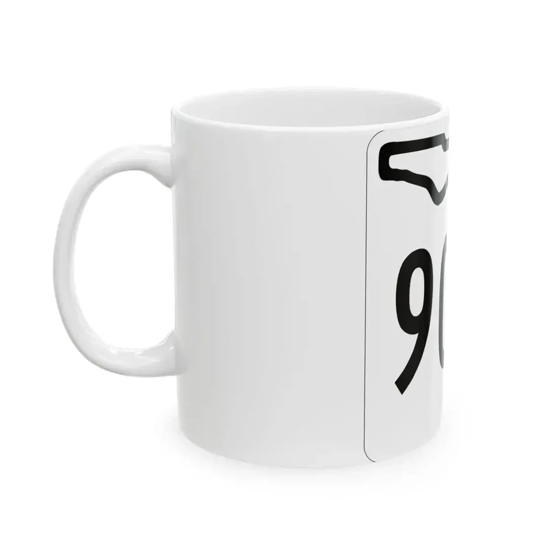 Florida 906 1955 (Florida) (Road Sign) White Coffee Mug - Go Mug Yourself