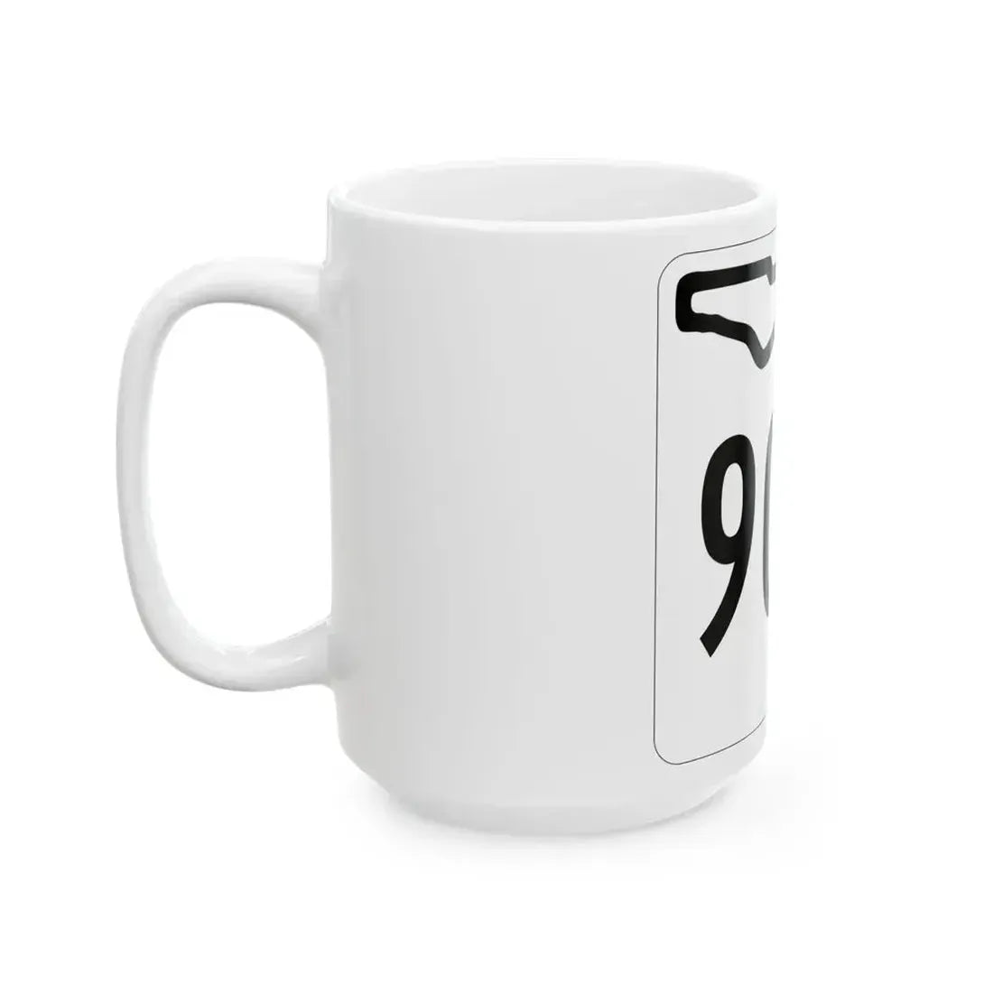 Florida 906 1955 (Florida) (Road Sign) White Coffee Mug - Go Mug Yourself