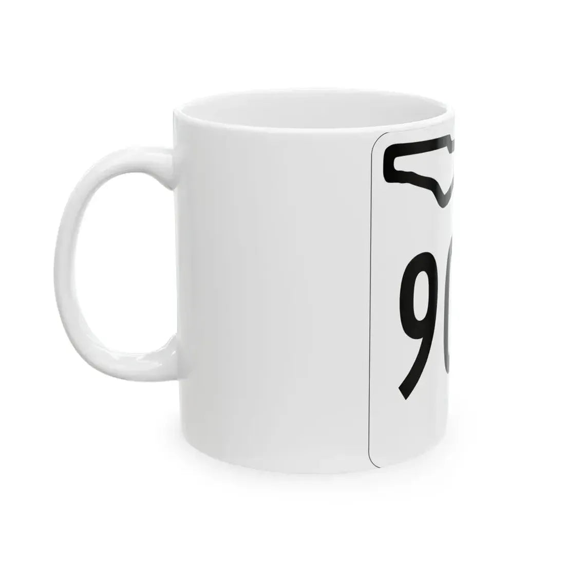Florida 908 1955 (Florida) (Road Sign) White Coffee Mug - Go Mug Yourself