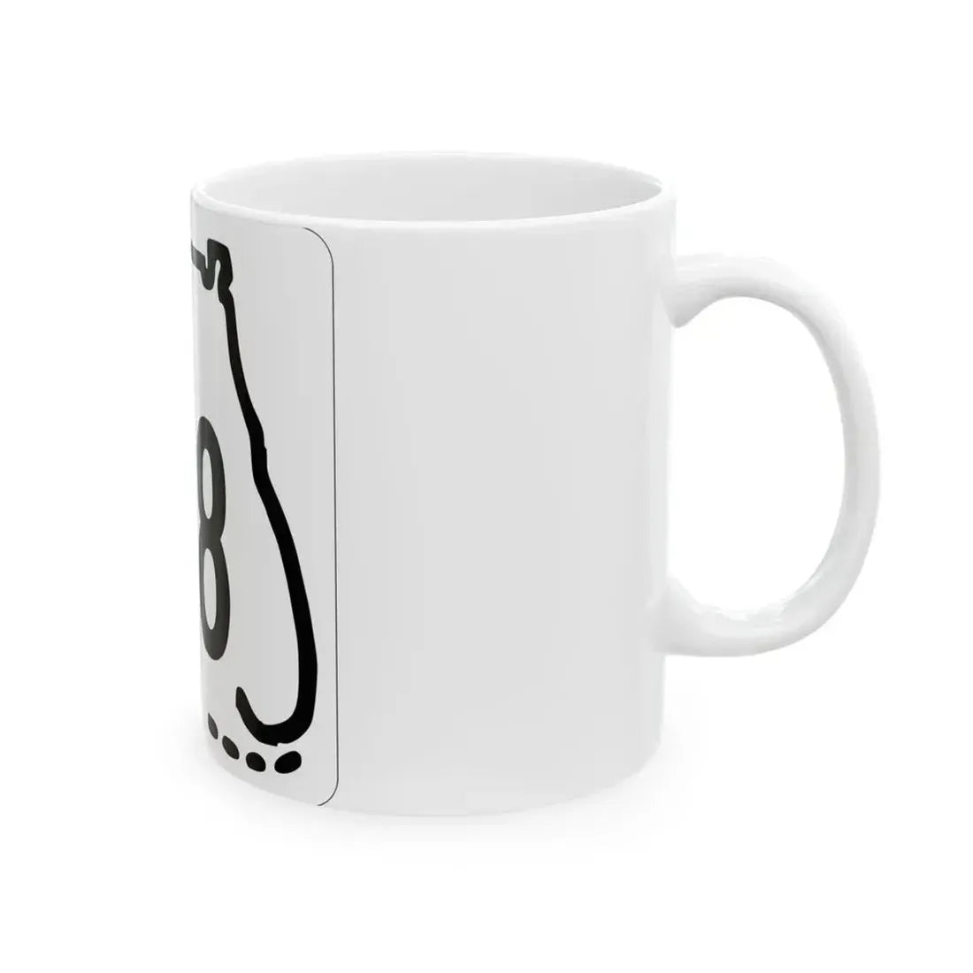 Florida 908 1955 (Florida) (Road Sign) White Coffee Mug - Go Mug Yourself