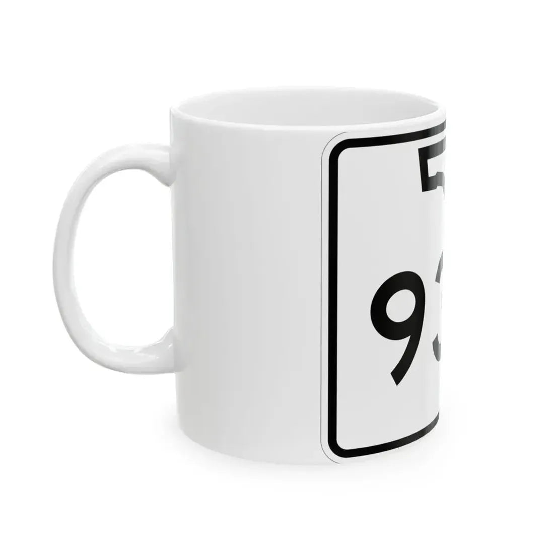 Florida 93A (Florida) (Road Sign) White Coffee Mug - Go Mug Yourself