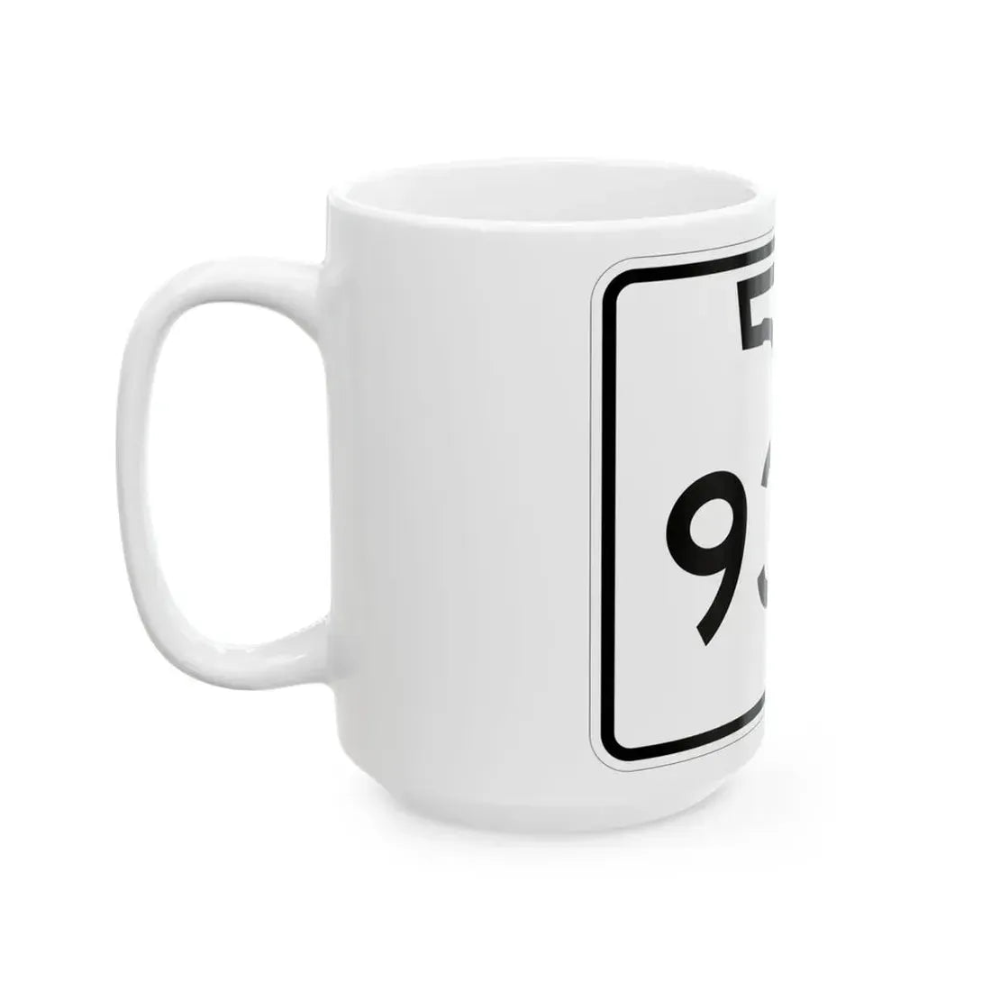 Florida 93A (Florida) (Road Sign) White Coffee Mug - Go Mug Yourself