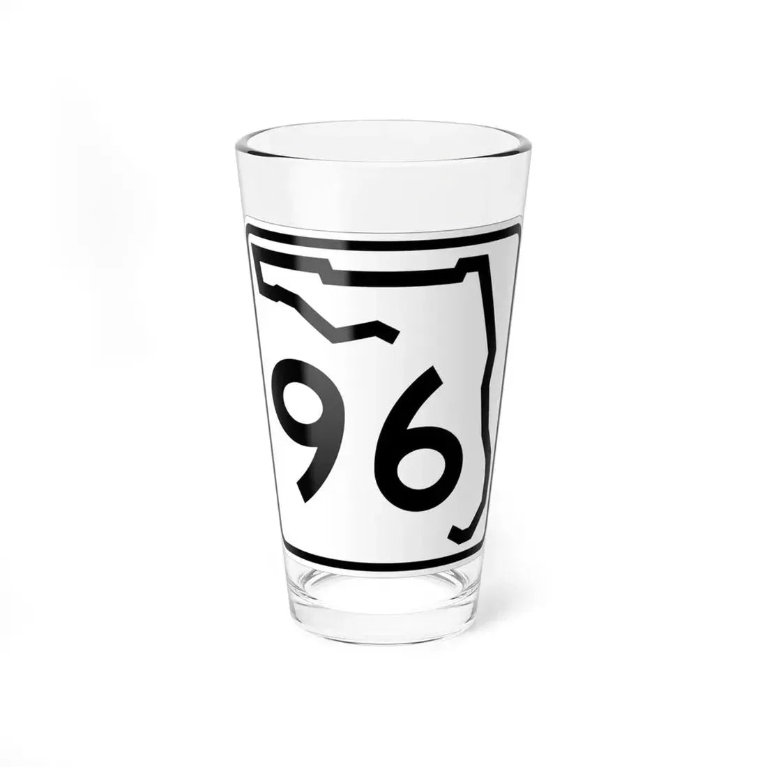 Florida 96 (Florida) (Road Sign) Pint Glss 16oz 16oz - Go Mug Yourself