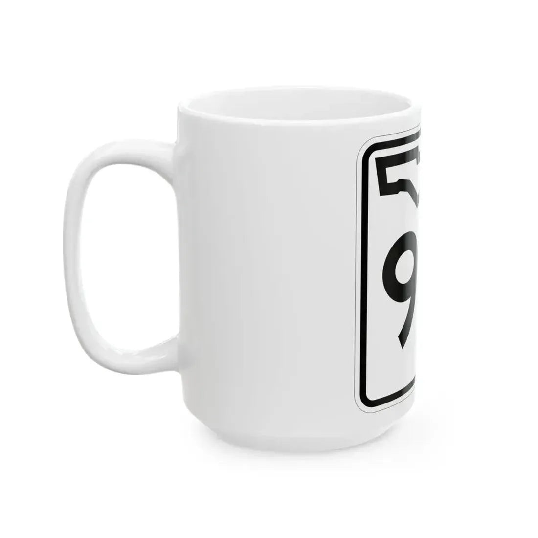 Florida 9B (Florida) (Road Sign) White Coffee Mug - Go Mug Yourself