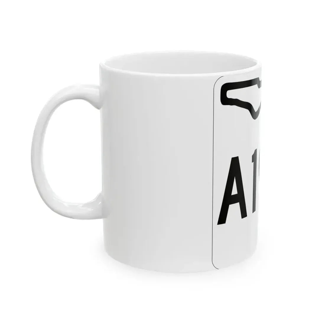 Florida A19A 1955 (Florida) (Road Sign) White Coffee Mug - Go Mug Yourself