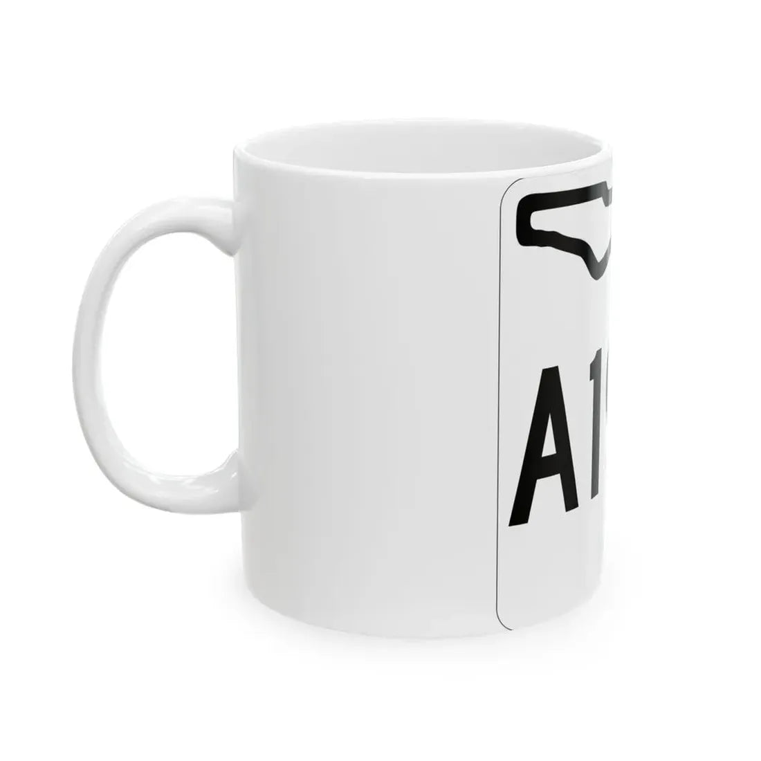 Florida A19A 1955 (Florida) (Road Sign) White Coffee Mug - Go Mug Yourself