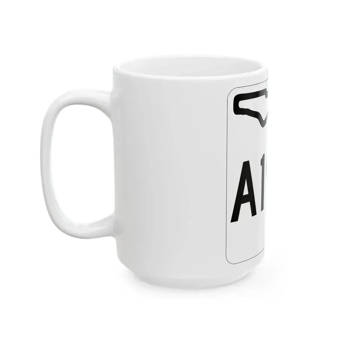 Florida A19A 1955 (Florida) (Road Sign) White Coffee Mug - Go Mug Yourself
