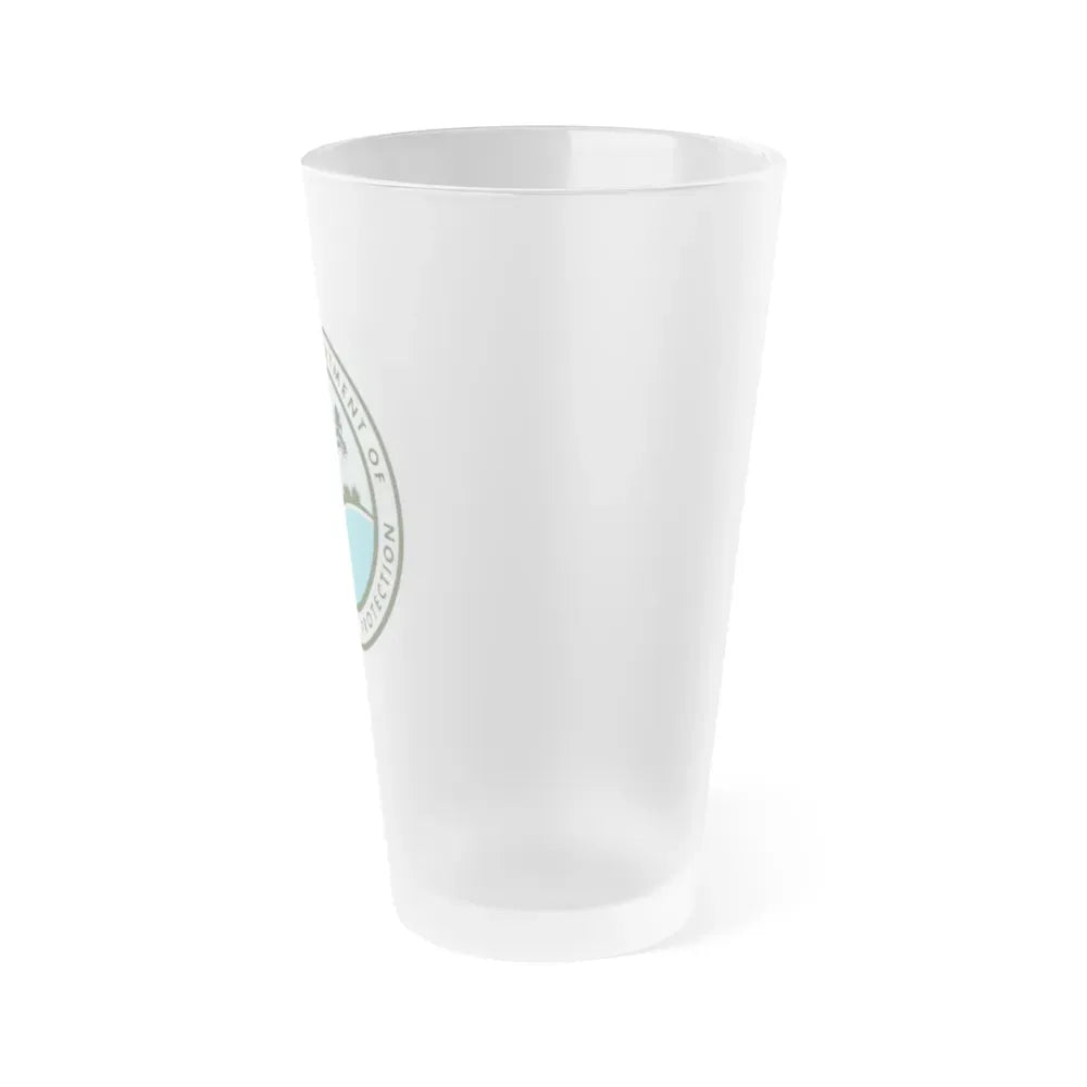 Florida Department of Environmental Protection - Frosted Pint Glass 16oz - Go Mug Yourself