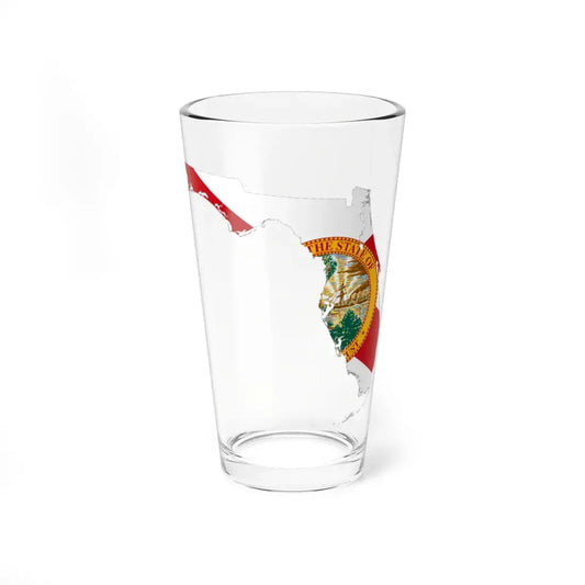 Florida Flagmap (United States) Pint Glass 16oz 16oz - Go Mug Yourself