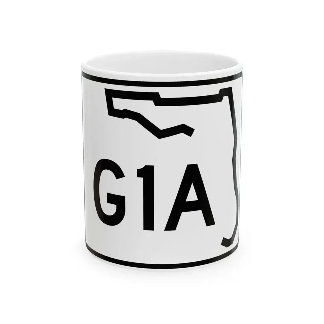 Florida G1A (Florida) (Road Sign) White Coffee Mug 11oz - Go Mug Yourself