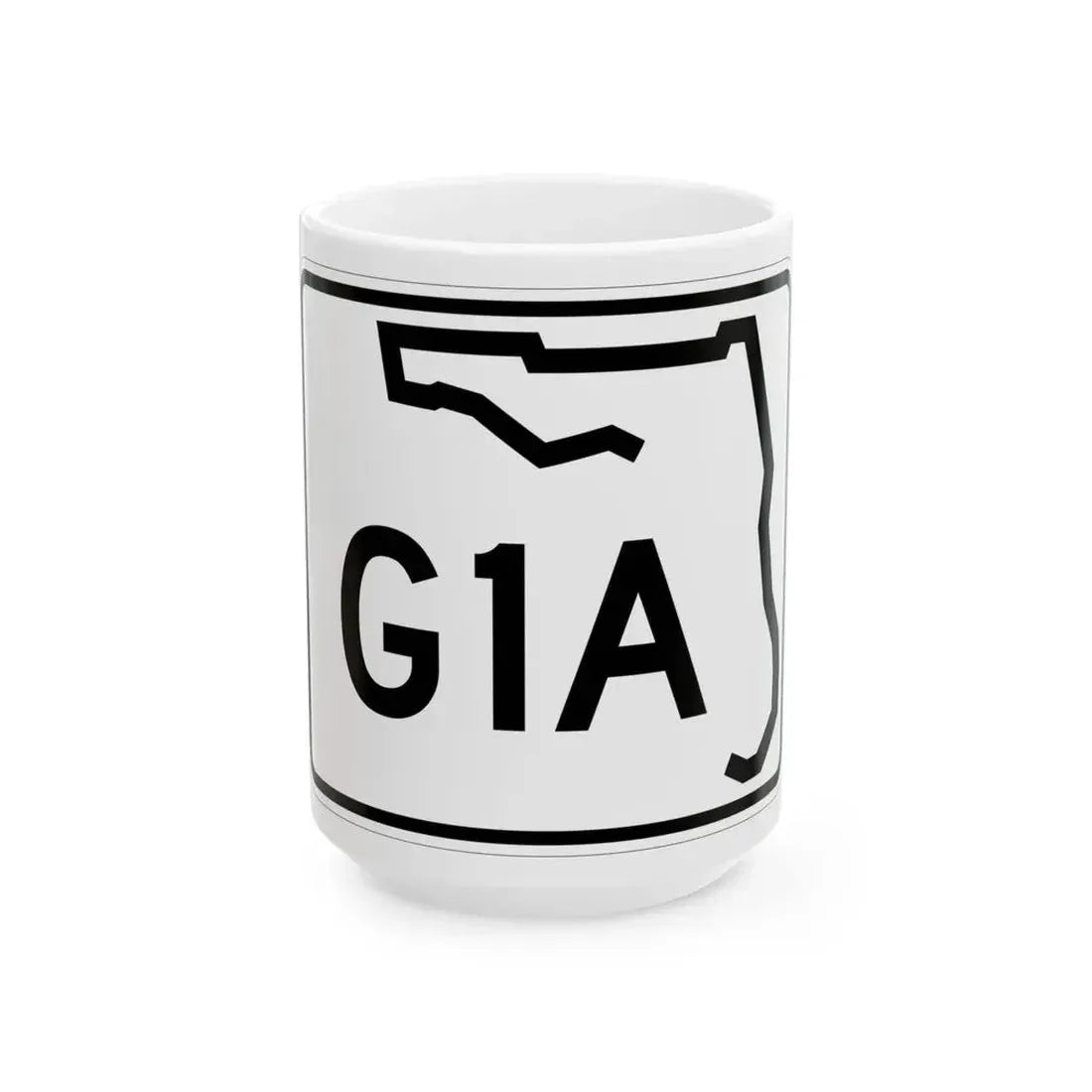 Florida G1A (Florida) (Road Sign) White Coffee Mug 15oz - Go Mug Yourself