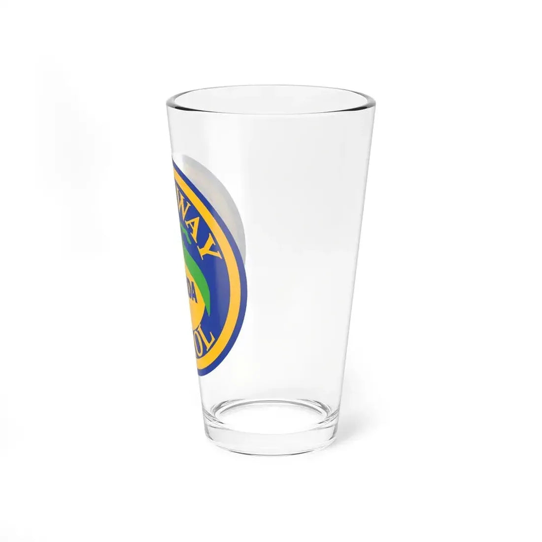 Florida Highway Patrol - Pint Glass 16oz - Go Mug Yourself