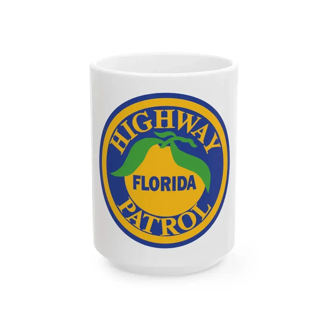 Florida Highway Patrol - White Coffee Mug 15oz - Go Mug Yourself