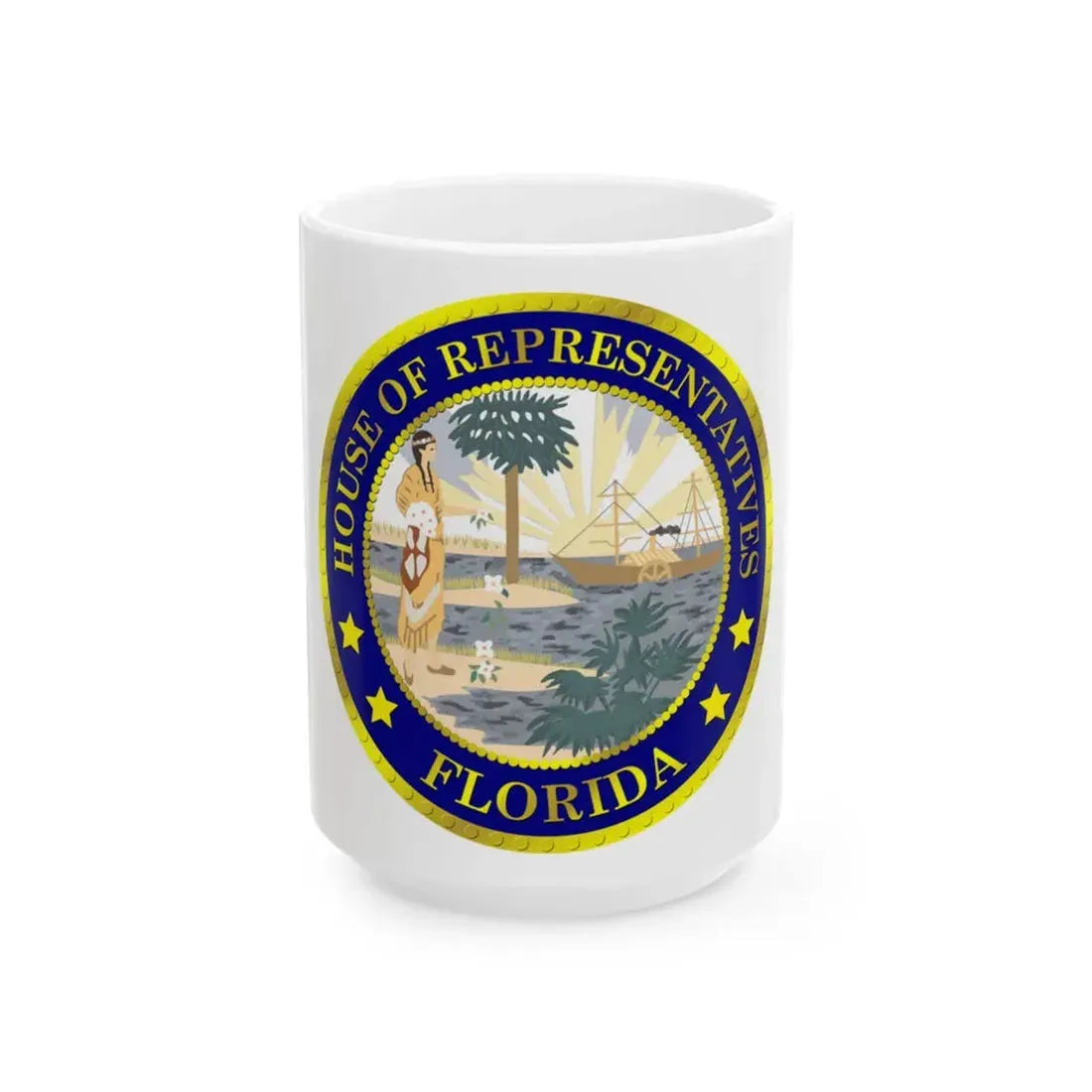Florida House of Representatives - White Coffee Mug 15oz - Go Mug Yourself