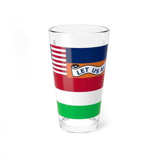 Florida Moseley Flag (United States) Pint Glass 16oz 16oz - Go Mug Yourself