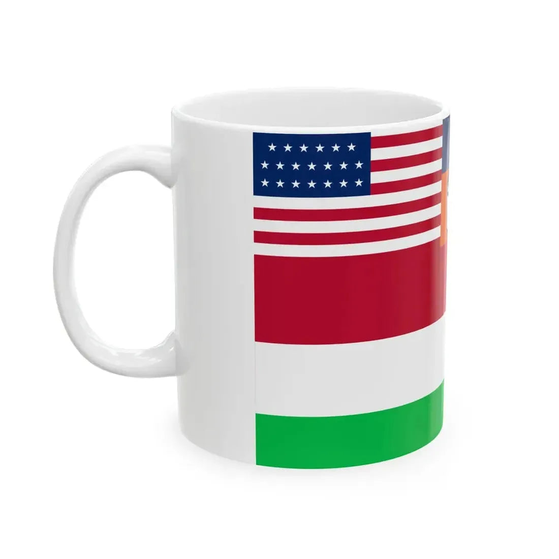 Florida Moseley Flag (United States) White Coffee Mug - Go Mug Yourself