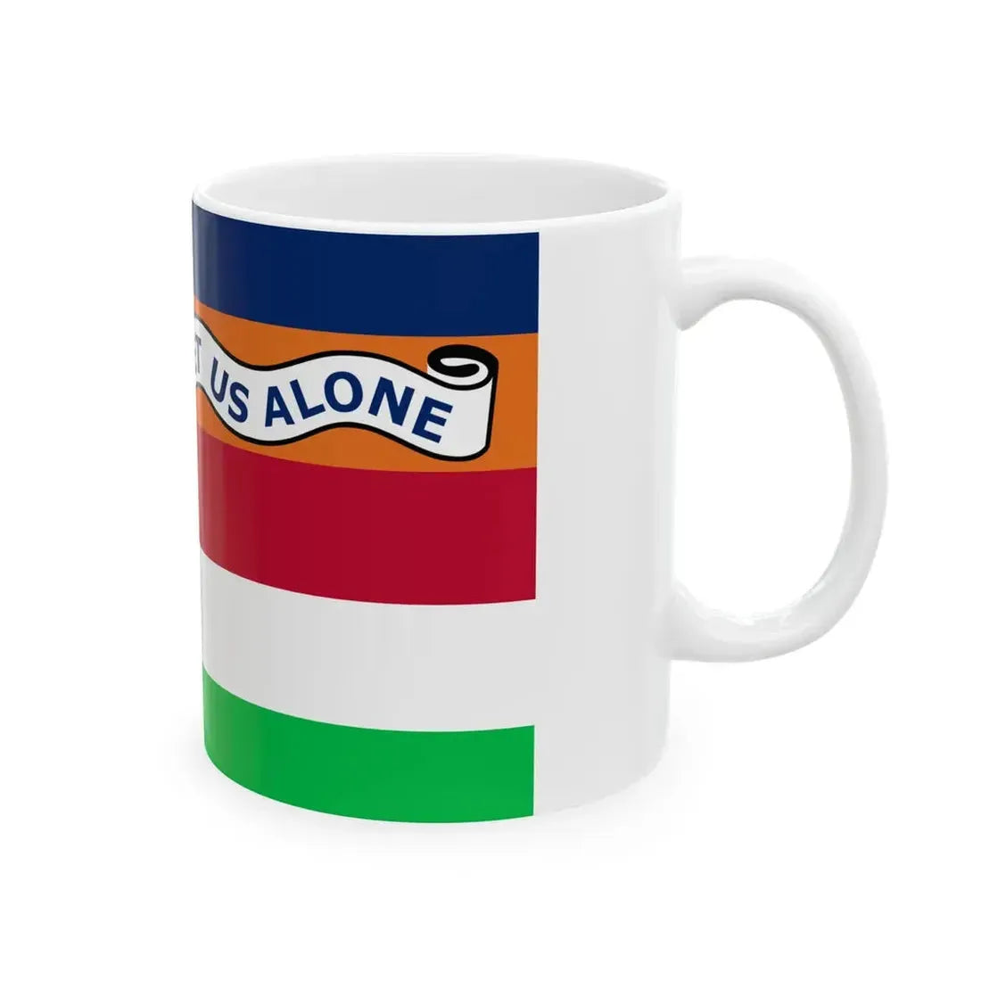 Florida Moseley Flag (United States) White Coffee Mug - Go Mug Yourself