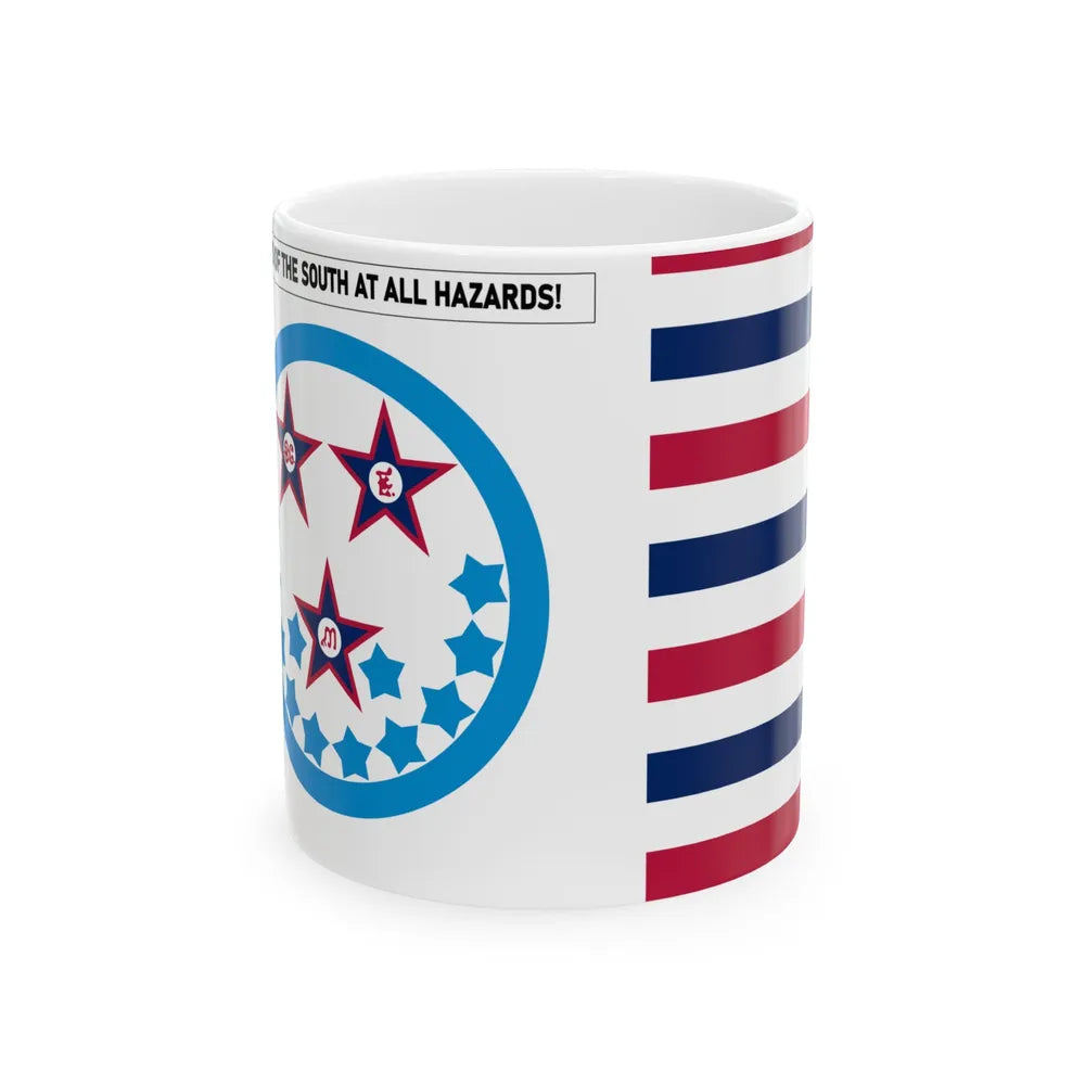 Florida Secession Flag 1861 (United States) White Coffee Mug 11oz - Go Mug Yourself