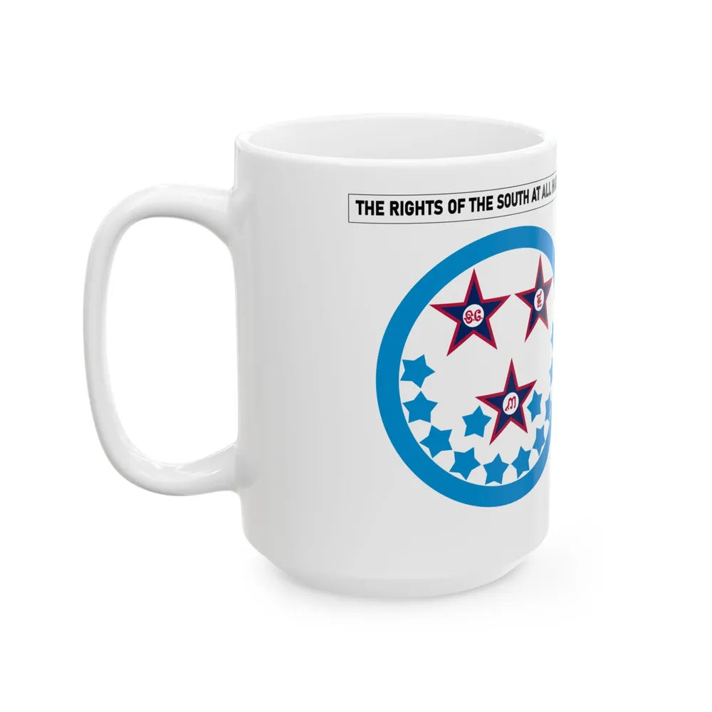 Florida Secession Flag 1861 (United States) White Coffee Mug - Go Mug Yourself