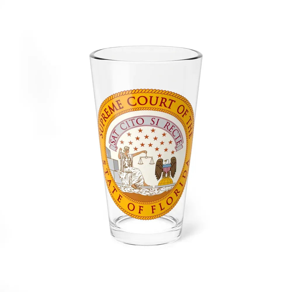 Florida Supreme Court - Pint Glass 16oz 16oz - Go Mug Yourself