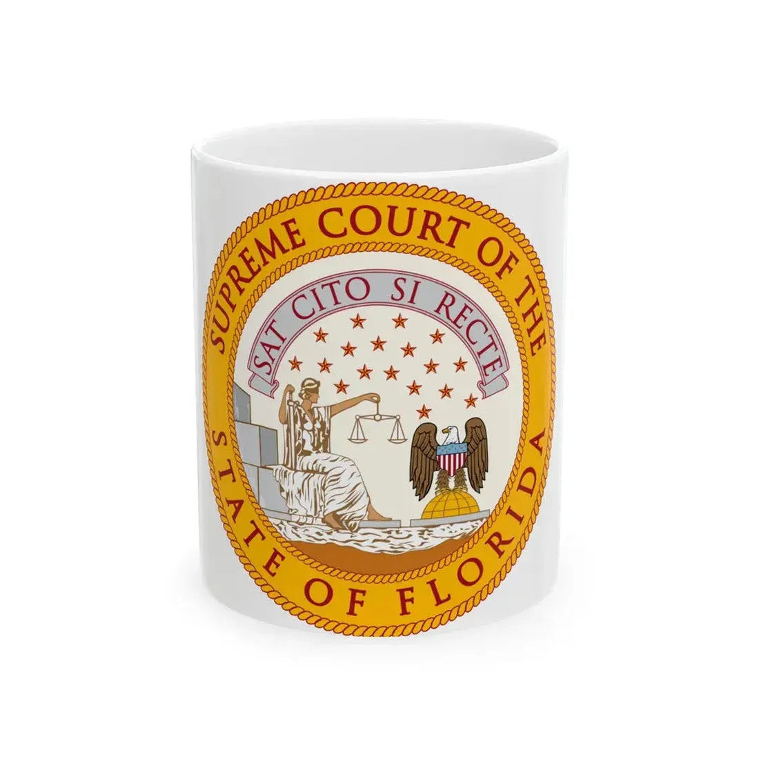 Florida Supreme Court - White Coffee Mug 11oz - Go Mug Yourself