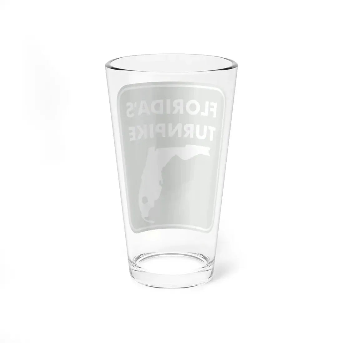 Floridas Turnpike (Florida) (Road Sign) Pint Glss 16oz - Go Mug Yourself