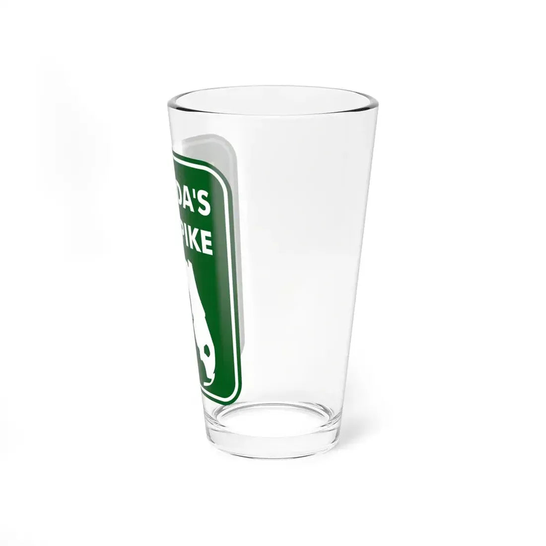 Floridas Turnpike (Florida) (Road Sign) Pint Glss 16oz - Go Mug Yourself