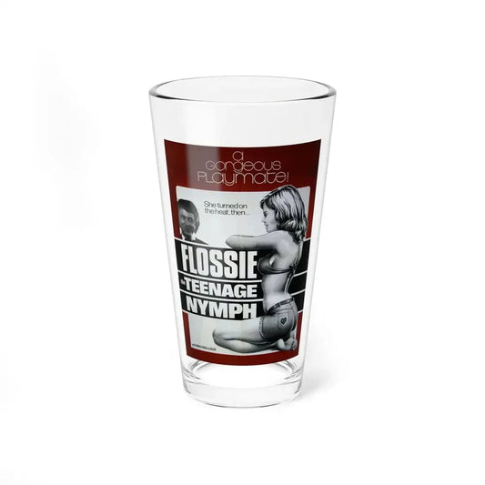 FLOSSY THE TEENAGE NYMPH 1974 Movie Poster - Pint Glass 16oz 16oz - Go Mug Yourself