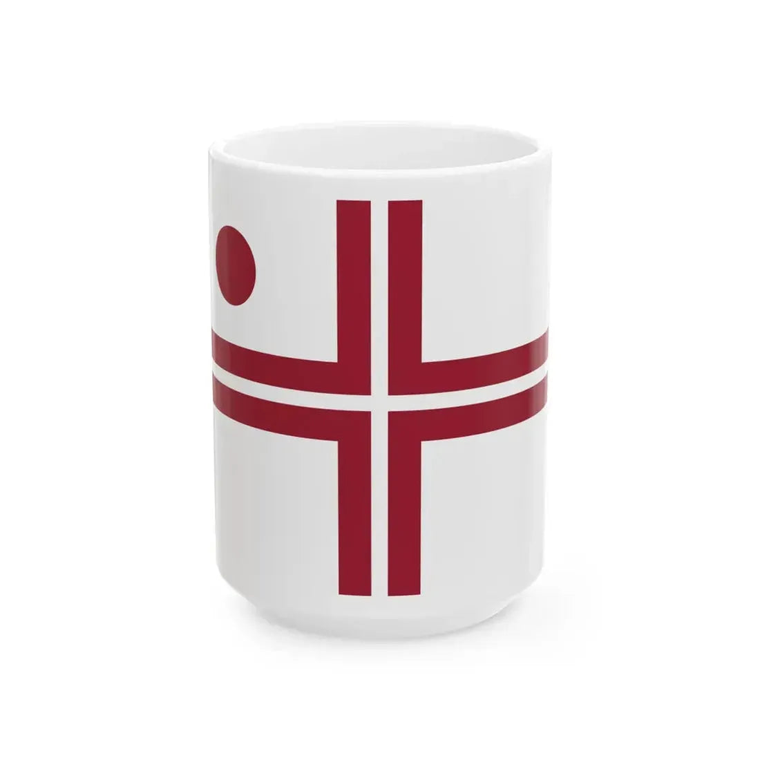 Flotilla Admiral Flag of Latvia (Latvia) White Coffee Mug 15oz - Go Mug Yourself