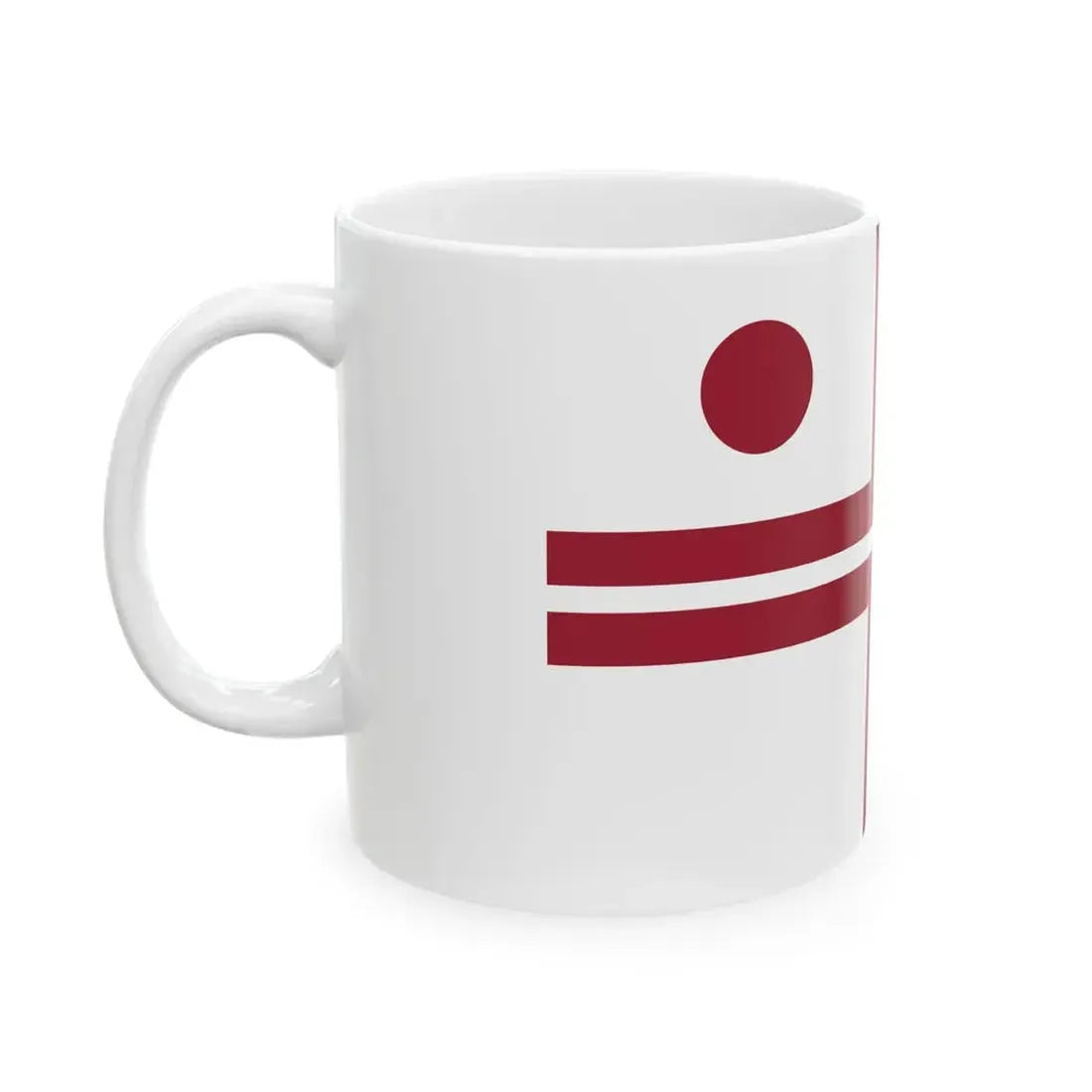 Flotilla Admiral Flag of Latvia (Latvia) White Coffee Mug - Go Mug Yourself