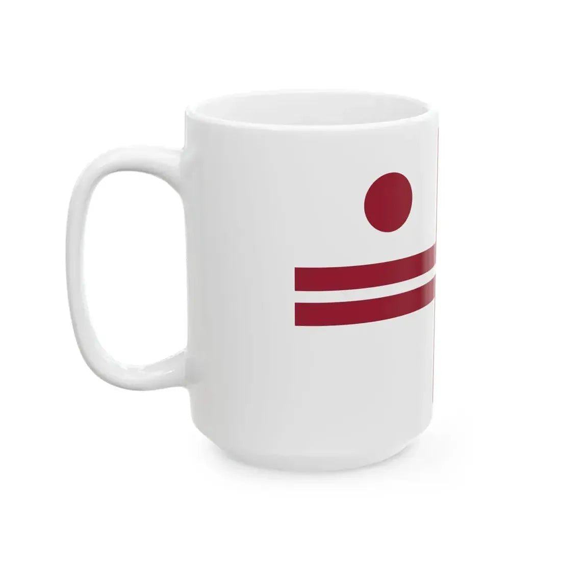 Flotilla Admiral Flag of Latvia (Latvia) White Coffee Mug - Go Mug Yourself
