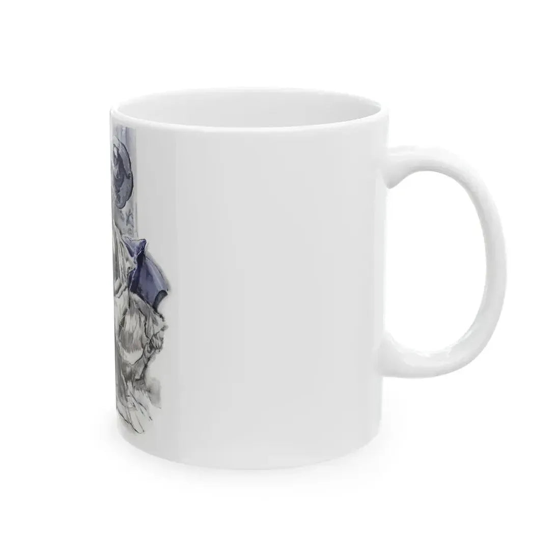 Flower Face (1), Cosmopolitan, November 1936 - White Coffee Mug - Go Mug Yourself