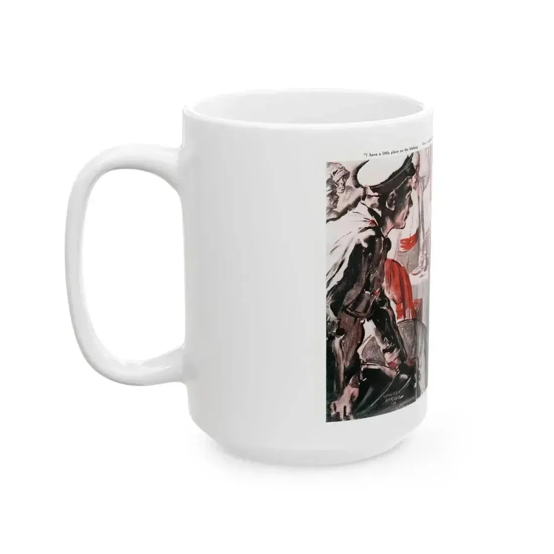 Flower Face (2), Cosmopolitan, November 1936 - White Coffee Mug - Go Mug Yourself